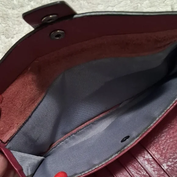 Burgundy Leather Wallet - Picture 6 of 8